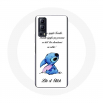 Vivo Y72 Lilo ja Stitch Ohana tsitaat valge &uuml;mbris