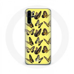 Kollase taustaga &uuml;mbris Huawei P30 Butterflies jaoks