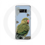 &Uuml;mbris Samsung Galaxy S8 Parakeets Birds roheline