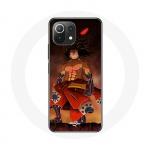 Coque pour Xiaomi Mi 11 Lite Luffy Gear 5 One Piece Manga