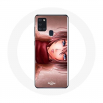 Coque pour Samsung Galaxy A21S Mikasa Ackerman Attaque des Titans Anime S&eacute;rie Japanese