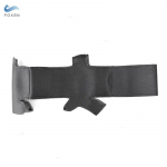 Pehme Perforeeritud Nahkkate Peugeot 307 2001-2008 307 SW 2005-2008 jaoks DIY K&auml;sitsi &Otilde;mblemine Nahast Auto Rooli Kate Trim must