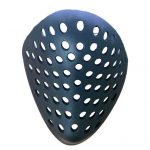 3D Face Guard toiduklassi korduvkasutatav suukaitse sisemine tugihoidik, alumine pool sisemine n&auml;okaitse kate t&auml;iskasvanutele must