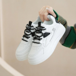 Naiste vabaaja platvormiga paksud tossud, kerged jooksujalatsid, hingavad PU-nahast k&auml;imistossud, n&ouml;&ouml;ritud tennisespordijalatsid naistele 35