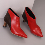 Punased mustad naiste pumbad k&otilde;rge kontsaga v&auml;ike suur suurus 32 50 36 punane