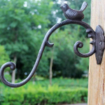 Malmist linnukuju Taimede riidepuu pikkus 25 cm Dekoratiivne aiakaunistus tuulekella laterna jaoks must