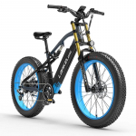 LANKELEISI RV700 1000W 48V16AH TOpeltvedrustusega H&Uuml;DRAULILINE PIDUR 26*4.0 FAT BIKE LUMERATAS Elektrijalgratas Mehed 1000W48V16AH