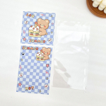 5 komplekti Korea armsate loomade peokaardi peakaart tagasi Opp kott Star 3 tolline fotokaart DIY pakkematerjal Kawaii kingituste pakend