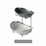 Majapidamises kasutatav kerge ja luksuslik haamermustriga Yuanbao puuviljataldrik, keraamiline lihtne moodne kihluslaua puuviljataldrik None