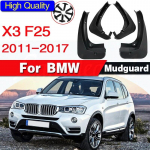 Car Fender For BMW X3 F25 2011-2017 Genuine Splash Guards Mudguards Mud-Flaps Car Fenders Car accessories auto styline 4 Pcs