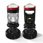 Uue auto LED-esitulede bifokaalne objektiiv H4 kaugele ja l&auml;hedale integreeritud modifitseeritud esitule kalasilmavalgusti Y6D uuendus