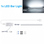 AC220V LED-kapp k&ouml;&ouml;givalgusti k&auml;sitsi p&uuml;hkimisanduri ribalamp Suure heledusega taustvalgustusega LED-valgustoru kodukapi kaunistamiseks 30cm
