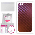 apgo skin sticker film foil vinyl for the BACK compatible with Honor View 10 Honor V10 , scratch-resistant, easy to install - Carbon Chameleon CAKA5