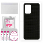 apgo Protective Skin Sticker for the back compatible with ZTE Blade V40 Smart, Wrap Film, Foil, Vinyl - Pattern Matrix