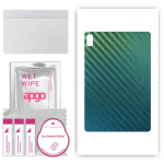 apgo Protective Skin Sticker for the back compatible with Blackview Tab 10 Pro, Wrap Film, Foil, Vinyl - Pattern Carbon Chameleon CAKA1