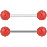 Forbidden Body Jewelry 14 Gram Barbell Suit,Nipple Barbell,Pliers,16 mm(5/8 Inch)Super Flash Tongue/Nipple Ring,Ring Barbell Suit,6 Millimeter End Blue Flash