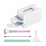 Nail Art Powder Recycling Box Kaasaskantav kastmispuudri stardikomplekt k&uuml;&uuml;nekastuspuudri kandik koos k&uuml;&uuml;netolmuharjaga k&uuml;&uuml;nenaha l&uuml;kkamise ja viili kastmise manik&uuml;&uuml;riga Sets