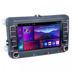 Reakosound 7-tolline Android Double Din autoraadio koos 4G 8 tuumaga Carplay Android Auto VW Golf Passat Polo TIGUAN TOURAN Autoraadio Bluetooth GPS Wifi FM jaoks 4+64 with 4G