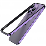 Alumiiniumist metallist kaitse&uuml;mbris iPhone 15 Pro Max 14 13 12 Pro Max14Pro 15Pro 13Pro 12Pro 15Plus 14Plus telefoni tarvikud Etui iphone 14promax lilla