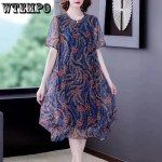 Naiste Suured Suurused Lahtised Vabaaja Kleit Ema Kleit &Otilde;huke Hingav &Otilde;huke Sektsioon Eakatele A-l&otilde;ikeline Kleit L