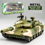 1/32 Scale Diecast Alloy T-99 lahingutanki mudeli simulatsiooniga s&otilde;jatanki dekoratsioonim&auml;nguasjad 1/32-Size:21.5*7.5*7cm roheline