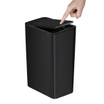 Vannitoa pr&uuml;gikast - 10 l v&auml;ike pr&uuml;gikast koos presskaanega tualetti, magamistuppa, elutuppa - plastikust pr&uuml;gikast h&uuml;pikkaanega 1pc must