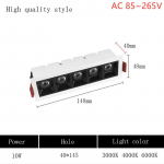 Kvaliteetne 10W/20W/30W 110-240V LED kohtvalgusti line lambiriba loominguline lineaarne pikk elutoa koridor S&uuml;vistatav valgusti Cold white