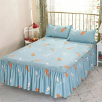 3 tk Voodiseelik Voodikate Komplekt Tikitud Voodikleit Padjap&uuml;&uuml;rid 3 tk/komplekt Kuninglikule/Kuningannale Kahekordsele 1,5/1,8/2M Lehekate 3PCS 120cmx200cm