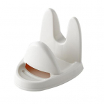 Libisemiskindel lusikas kahvel spaatli alus hoiurest poti kaane hoidja k&ouml;&ouml;gin&otilde;u valge