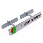 3D Metall R SPORT Logo Esiv&otilde;re Embleem M&auml;rk Kleebised R-Sport XJ XE XF F-TYPE F-PACE E-TYPE Autode Stiili Lisatarvikud Silver-Grille gray