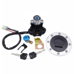 SUZUKI GSXR1300 SV650 GSXR 600 750 1000 SV1000 K4-K7 mootorratta s&uuml;&uuml;tel&uuml;liti jaoks m&otilde;eldud gaasipaagi korgi kaane lukukomplekti jaoks