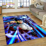 Anime 3D D-Dragon-Ball Jaapani multifilmi vaibavaip elutoa magamistoa sisekujunduseks, libisemiskindel p&otilde;randamatt diivani uksemati jaoks 100cm x 150cm