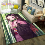 Kamado Nezuko Demon S-Slayer Anime vaibavaip magamistoa elutuppa koduse diivani kaunistamiseks, lastem&auml;ngu suur sisekujundusega p&otilde;randamatt 100cm x 150cm