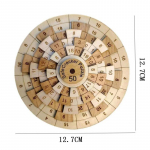 Loov plaadim&auml;ngija Huarong Road numbriline puidust intellektuaalne pusle IQ m&auml;ngud Montessori &otilde;ppem&auml;nguasjad Rompecabezas Ni&ntilde;o