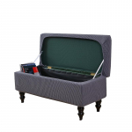 Stretch Shaker Velvet Storage Taburetti kate Klapp Jalatoe kate Diivani jalatoe kate Pilu Tooli jalatoe kate M tumehall v&auml;rv