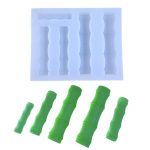 Silikoonist &scaron;okolaadivormid Fondant-vormid bambusest kujuga silikoonvahuvormid koogikaunistamise t&ouml;&ouml;riistad