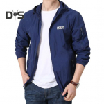 Meeste suvine p&auml;ikesekaitsemantel, kapuutsiga, n&ouml;&ouml;riga pikkade varrukatega UV-vastane jope, kirjatr&uuml;kiga t&otilde;mblukk, tuulejakk M