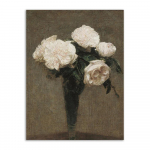 Retromaal Prantsuse Flora Vintage plakat ja tr&uuml;kised Victorian nat&uuml;&uuml;rmort Lillel&otilde;uendimaal Roos Decoraiton Elutuba 21x30cm No Framed