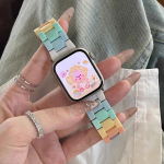 Xiaomi Band 8 Pro k&auml;ekellarihmaga kellarihm &ndash; Redmi Watch 4 Candy Rainbow v&auml;rvi blokeeriv vaigust rihm naiste daamidele For MiBand 8 Pro