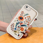 Pehme silikoonist ruudukujuline redelprintimismuster telefoni korpus, t&auml;iskaanega kaamera p&otilde;rutuskindel kaitse kummist &uuml;mbris iPhone Infinix Tecno OnePlus jaoks OnePlus Nord N20 5G pruun