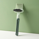 2-&uuml;hes kammipuhastushari Juukseharja puhastusvahend Reha kammi sisseehitatud t&ouml;&ouml;riist Minijuuste mustuseeemaldaja juuksetolmu eemaldamiseks koduses salongis kasutamiseks hall v&auml;rv