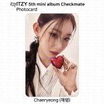 ITZY 5. minialbumi Checkmate ametlik fotokaart Selge kaardi erikaart KPOP Chaeryeong - #01