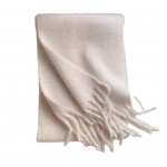 Talvine sall Paksendatud Kootud &Uuml;hev&auml;rviline Elastne Tutt J&auml;&auml; soojaks Kokkut&otilde;mbumisvastane Naistekool &Otilde;uesall Riided Aksessuaarid valge