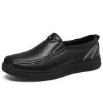 Suuruses Meeste Jalan&otilde;ud Kevad ja Suvi Uued Meeste Vabaaja Nahast Jalan&otilde;ud Esimene Kiht Lehma Nahk Slip-on Slip-on Pehme Tald Laisad Jalan&otilde;ud 38 must