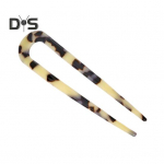 Updo Hair Stick U-kujuline akr&uuml;&uuml;list juuksen&otilde;el akr&uuml;&uuml;list turvalise fikseerimisega juuksepulk naiste juuste kujundamiseks helepruun v&auml;rv