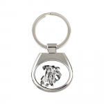 Cesky Terrier, Czech Terrier, Bohemian Terrier - keychain with a dog, keychain with a print, personalized pendant from the Art-Dog brand