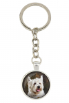 West Highland White Terrier, Westie, Westy - keychain with your photo, key decoration, bag pendant from Art-Dog brand