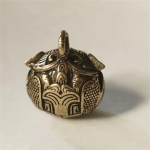 Messingist K&auml;sit&ouml;&ouml; survevalamine Tiger Bell Key Autonupp Tuulekell Tiibeti pronkskell Loomingulised autov&otilde;tmed Ripatsitarvikud Kingitused