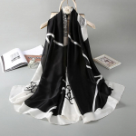 Uus Four Seasons saadaval Uus siid, suur &otilde;huke v&auml;limine kaelakaitse sall p&auml;ikesekaitsekreem, soe rannar&auml;tik naistele 180*90