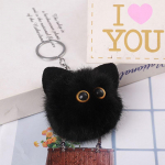 Armas pl&uuml;&uuml;sist musta kassi v&otilde;tmehoidja Multifilmi nuku m&auml;nguasja ripats v&otilde;tmehoidja naistele t&uuml;drukutele kott Ornament auto v&otilde;tmehoidja lastele kingitused